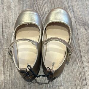 George Gold Dress Shoes with Elegant Strap